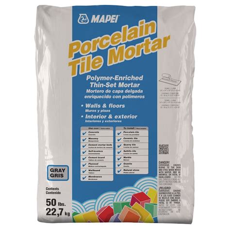 Mapei porcelain tile mortar - SYSTEM SOLUTIONS. MAPEI’s Tile & Stone Installation Systems products are designed to work together to provide system solutions for your projects — from the CAD diagram to the surface preparation to the sealer. MAPEI has the product innovations and the technical expertise to help turn your jobsite into a success.